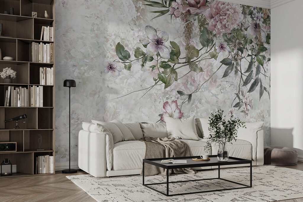 Bloesem op verweerde wolken — interieur 4