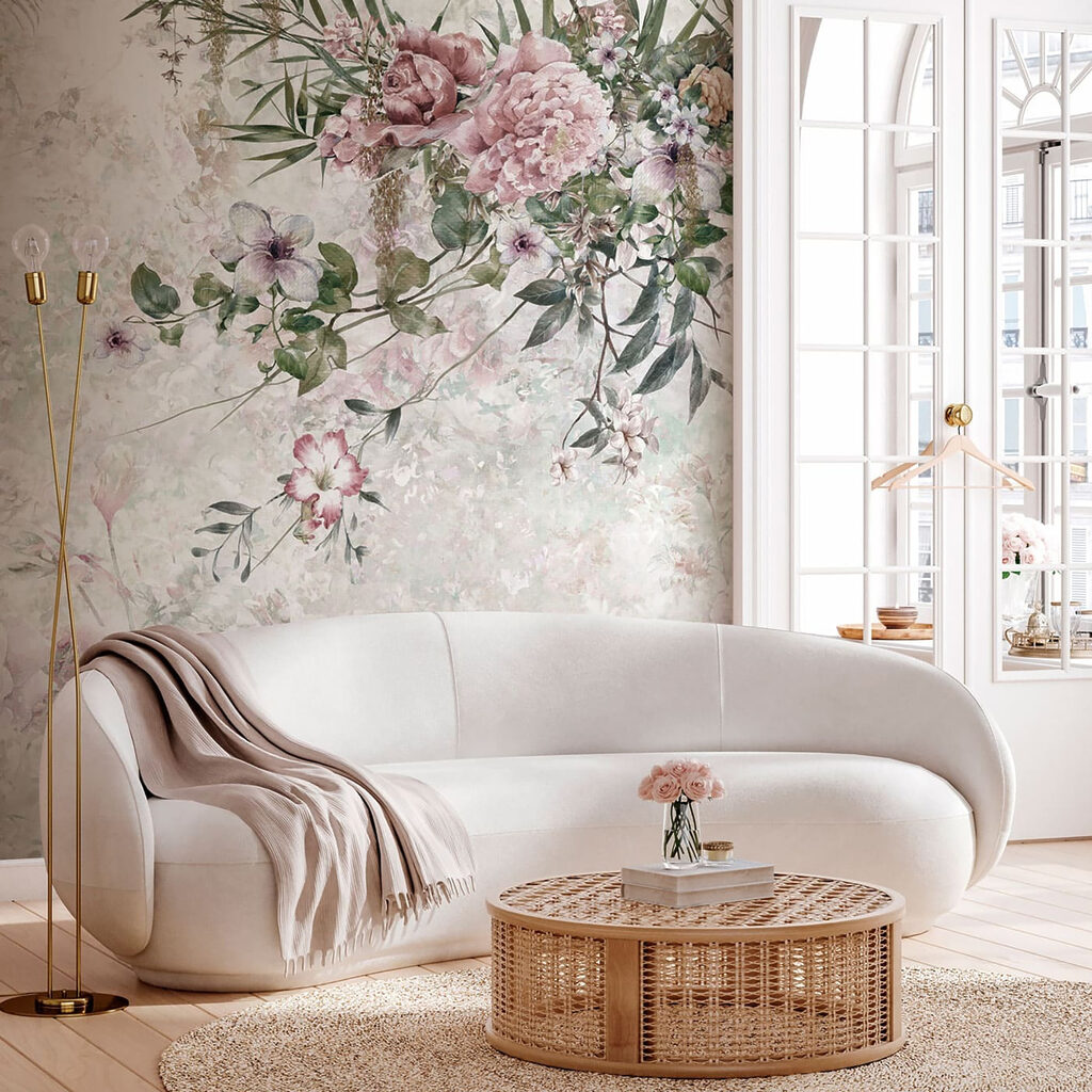 Bloesem op verweerde wolken — interieur 5