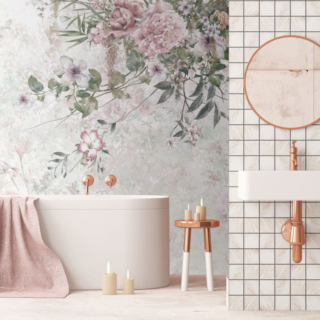Bloesem op verweerde wolken — interieur 3