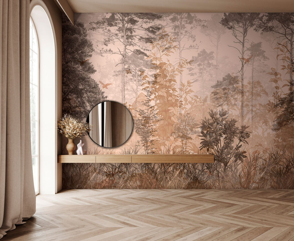 Bos met bomen en planten — interieur 2