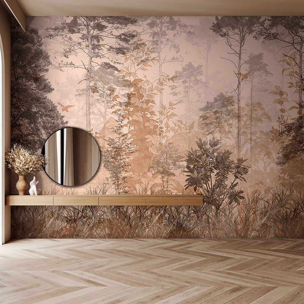 Bos met bomen en planten — interieur 4