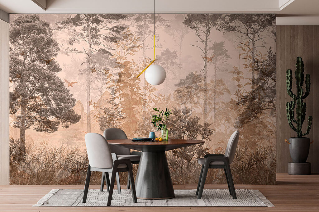 Bos met bomen en planten — interieur 5