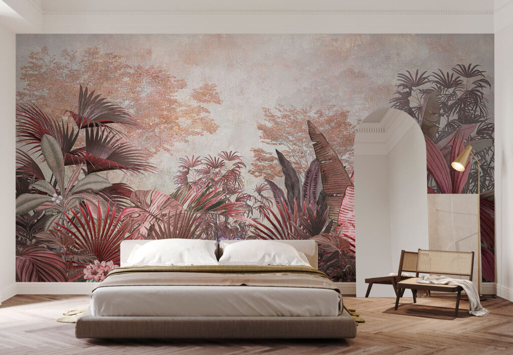Warme jungle op beige — interieur 2