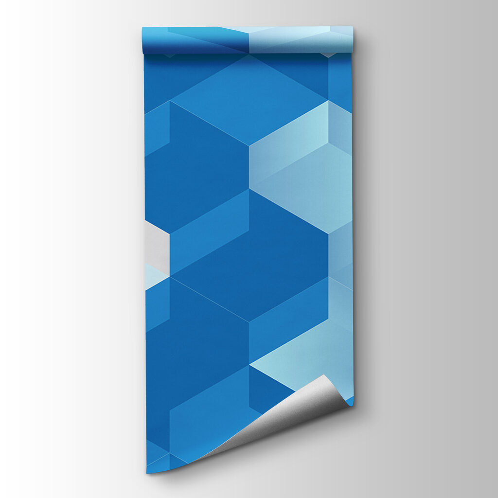 Blauwe blokken als trappen — productweergave