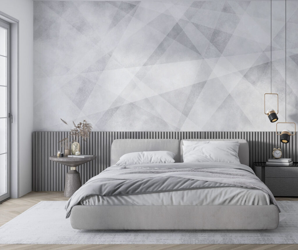 Bleke driehoeken over elkaar — interieur 2