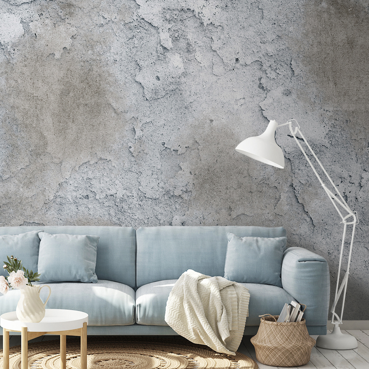 Abstrakt ontwerp met grijze en beige vlakken — interieur 2