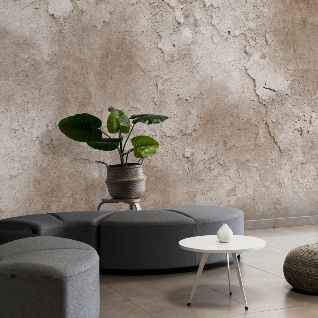 Barstjes in oude perzikverf — interieur 1