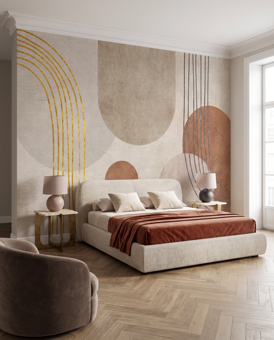 Bogen met warme cirkels — interieur 2
