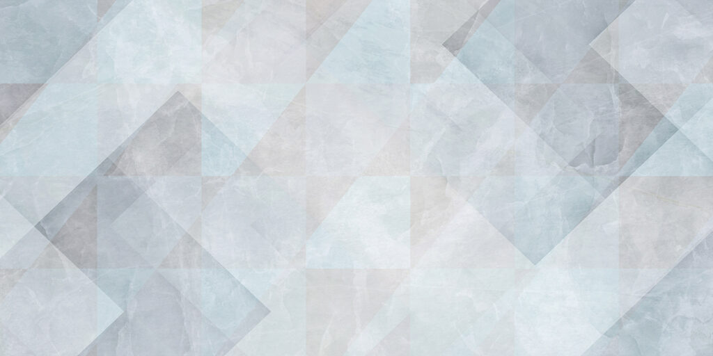 Blauwe geometrie in verflagen — volledig ontwerp