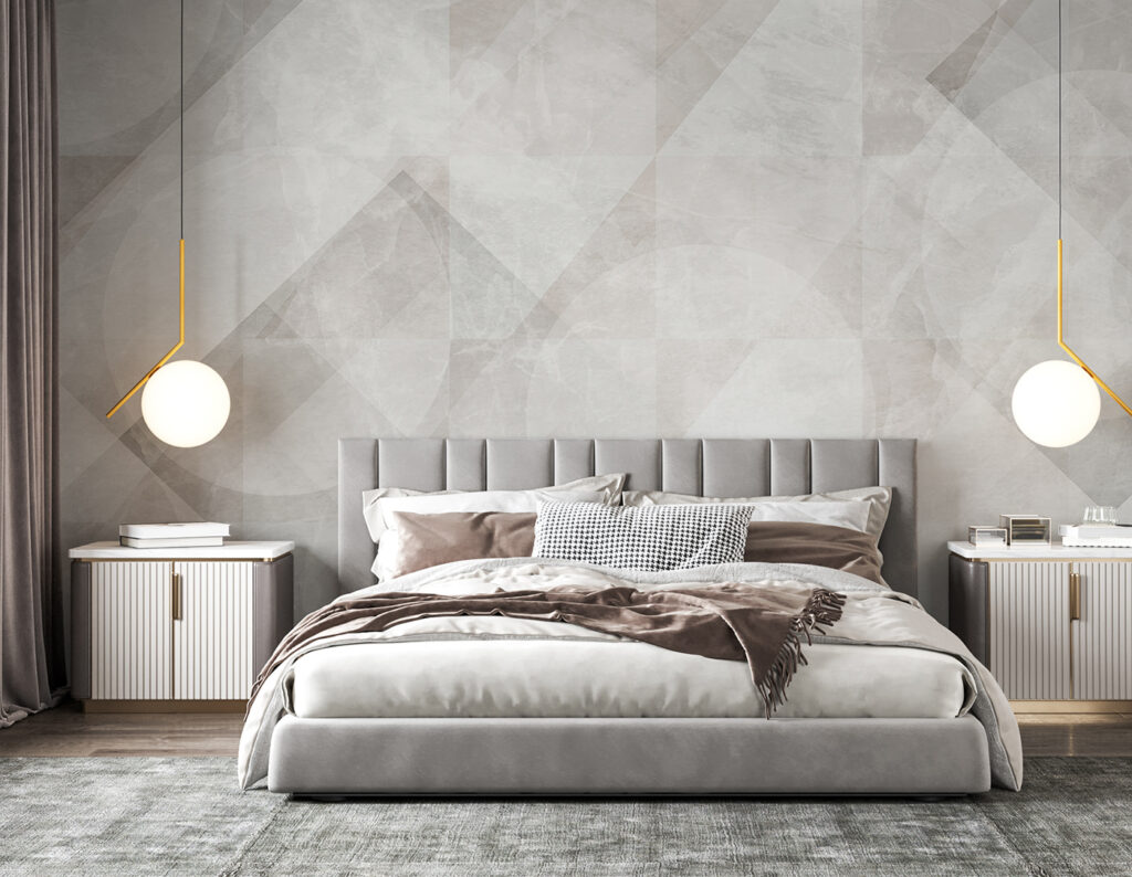 Grijze ruiten over elkaar — interieur 2