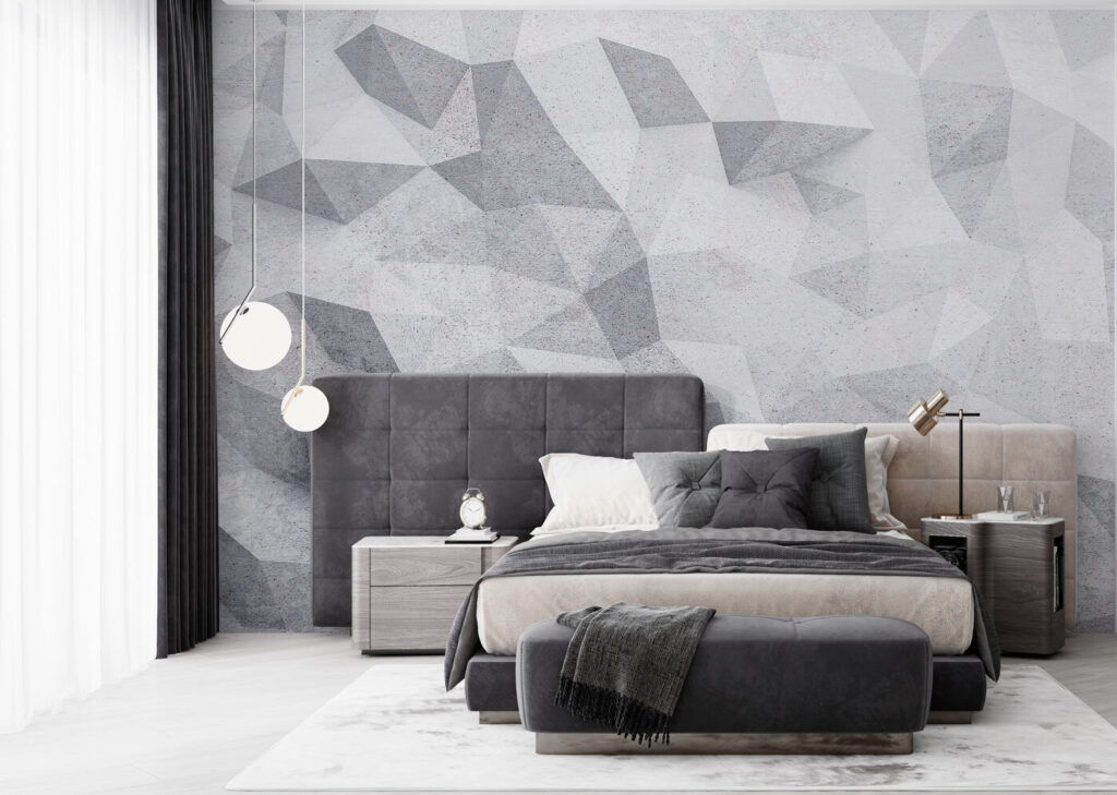 Kleine grijze veelhoeken — interieur 2