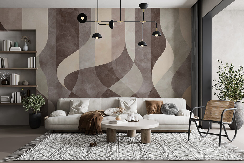 Grijze linten vlechten samen — interieur 4