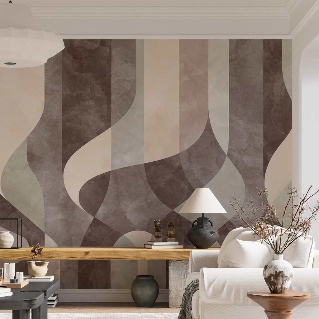 Grijze linten vlechten samen — interieur 5