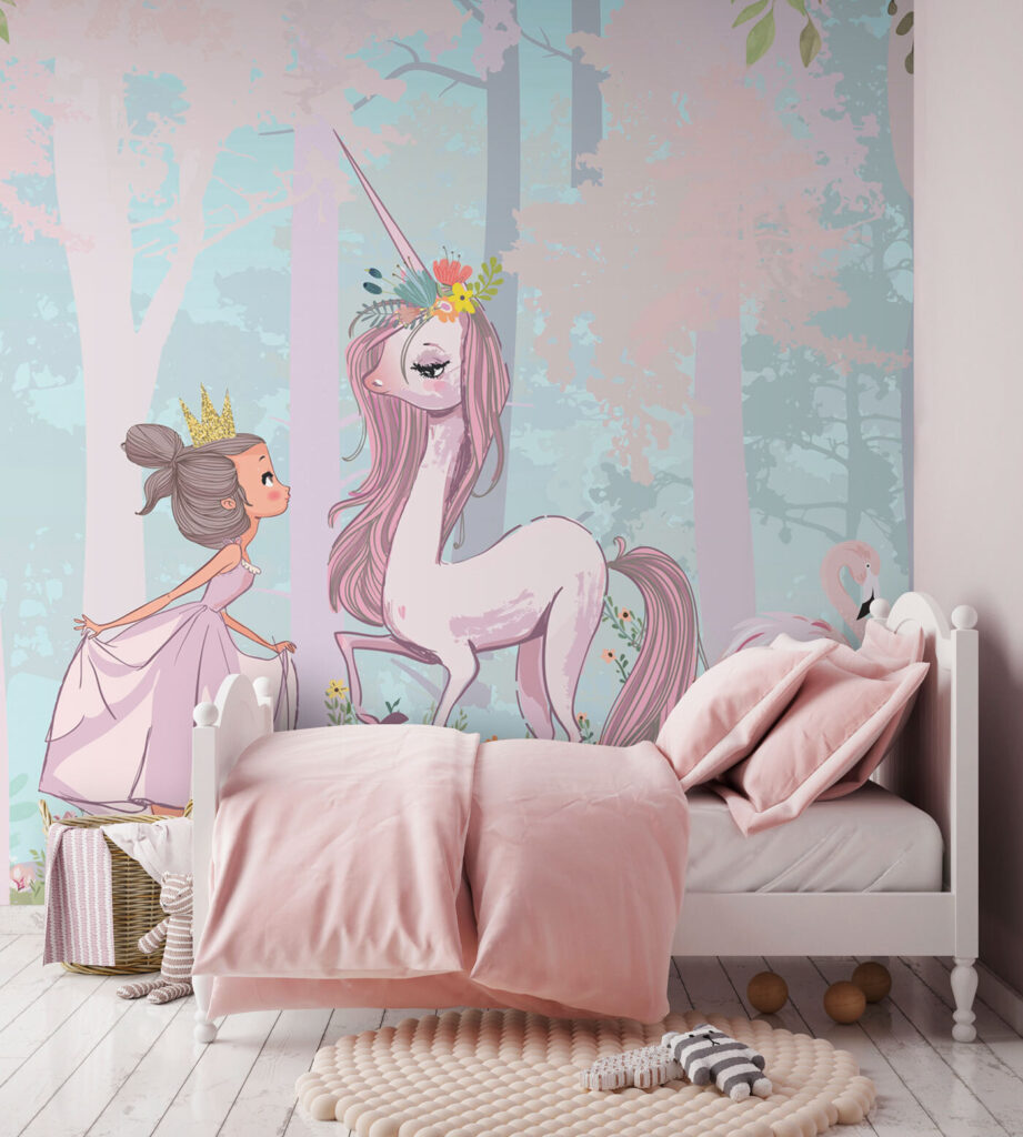 Prinses met roze eenhoorn — interieur 2