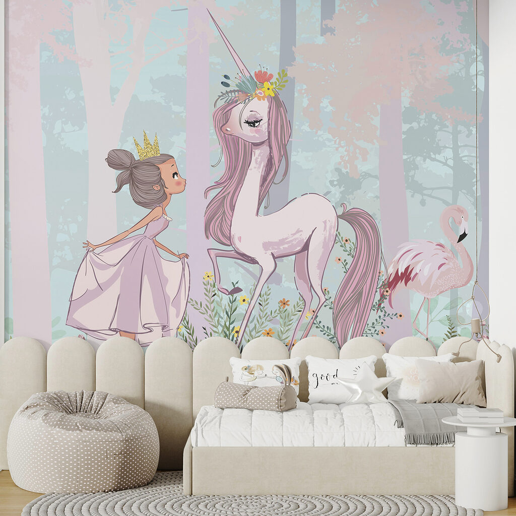 Prinses met roze eenhoorn — interieur 3