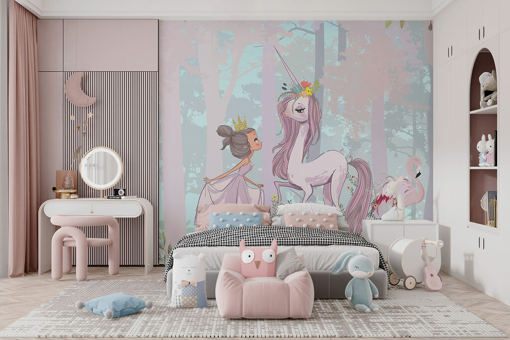 Prinses met roze eenhoorn — interieur 4