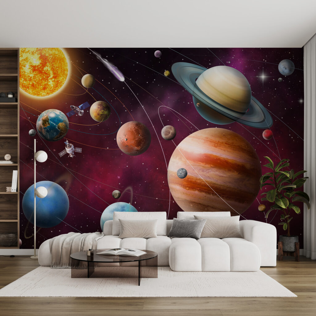Rode ruimte vol planeten — interieur 2