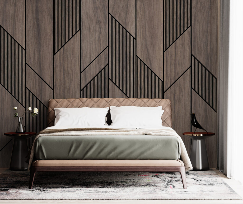Donkere banen met ribbels — interieur 3
