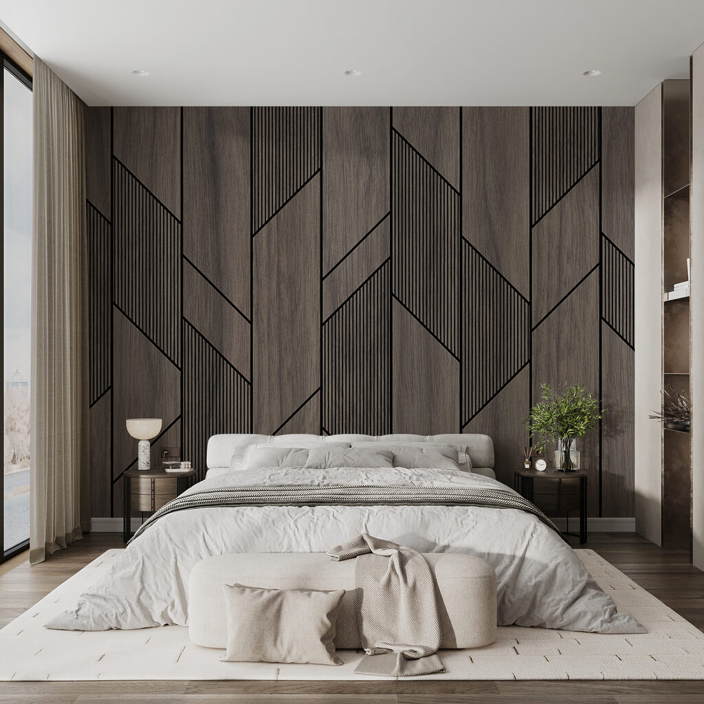 Donkere banen met ribbels — interieur 7