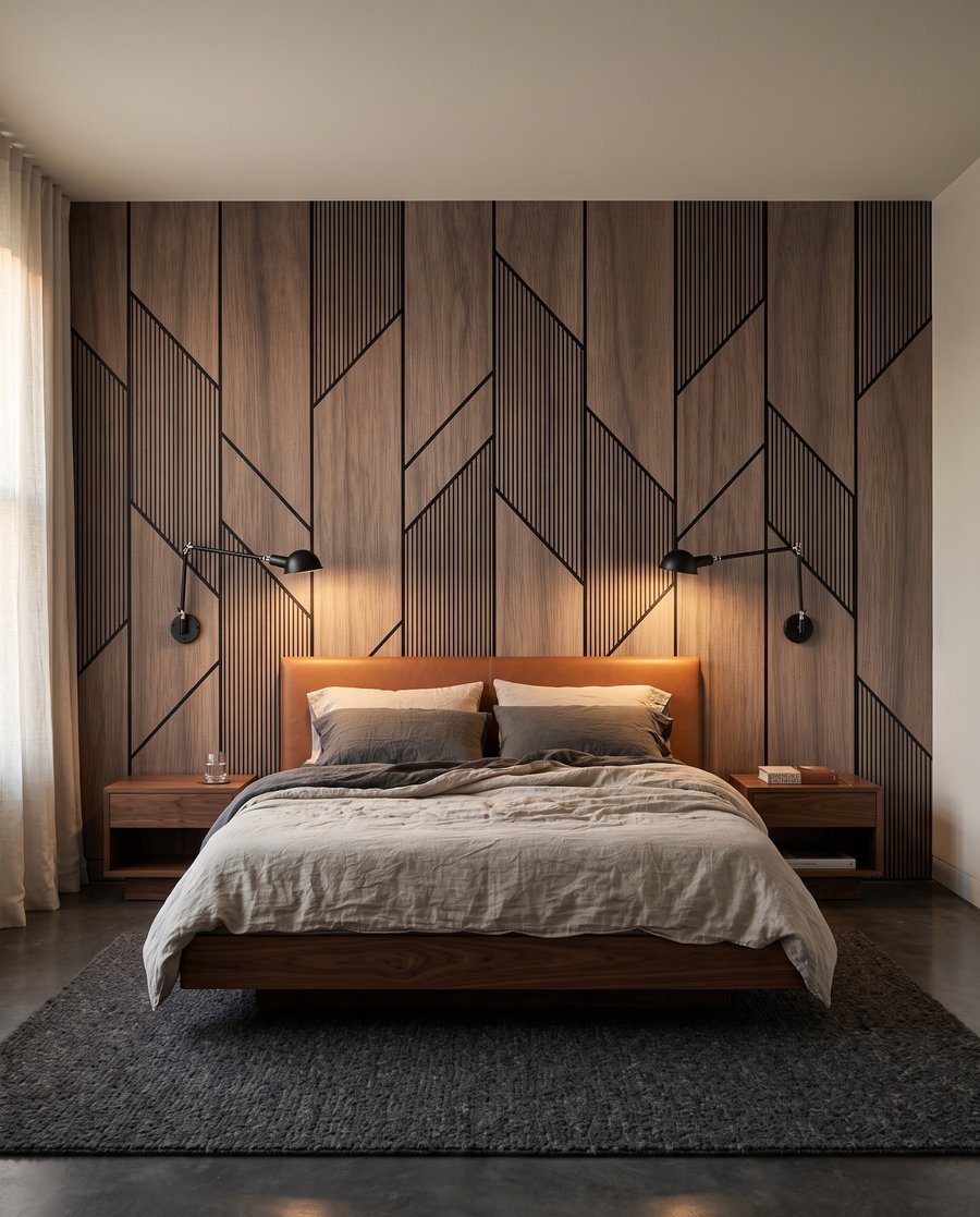 Donkere banen met ribbels — interieur 3