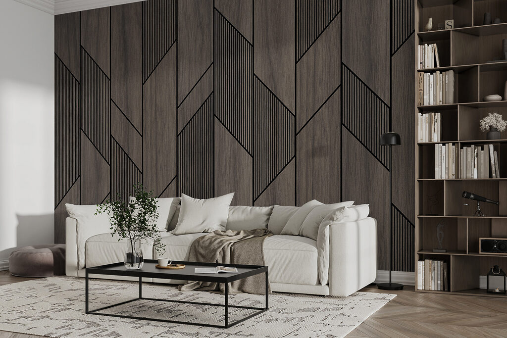 Donkere banen met ribbels — interieur 6