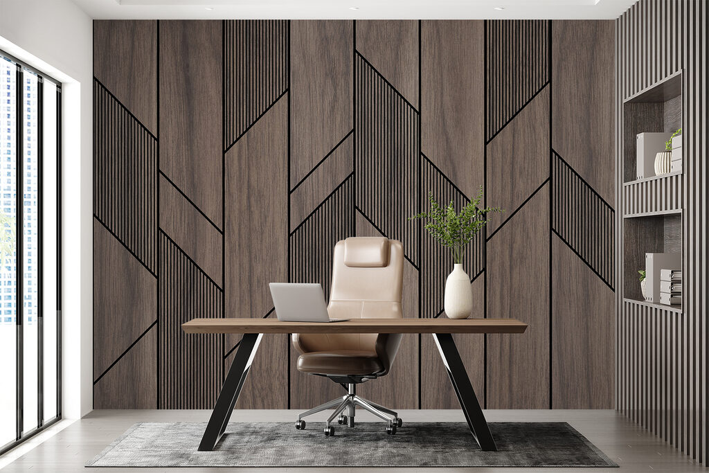 Donkere banen met ribbels — interieur 8