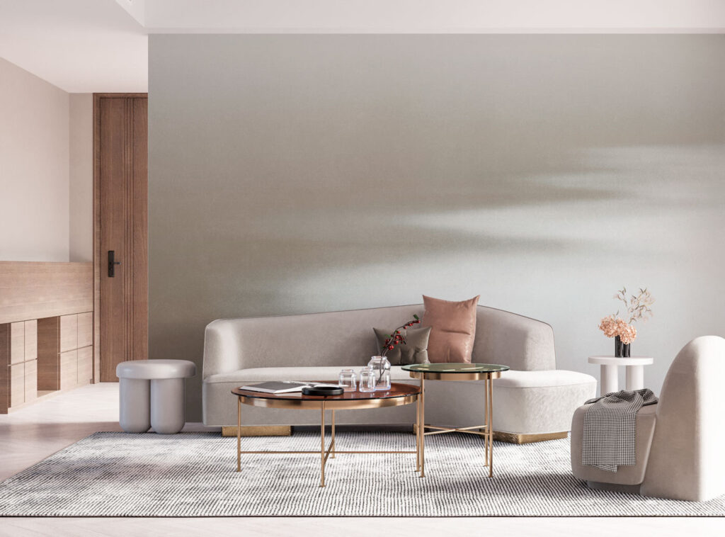 Stille branding in grijsgroen — interieur 2