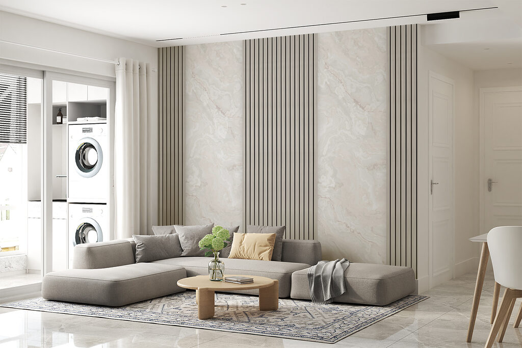 Elegant patroon met subtiele contrasten in een interieur