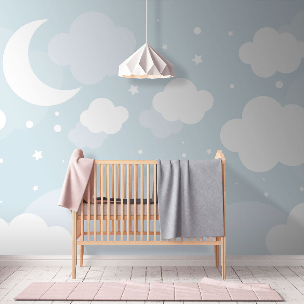 Maan tussen blauwe wolkjes — interieur 2