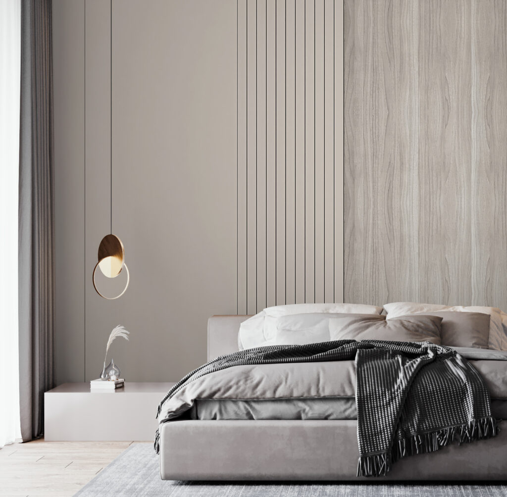 Rustige banen in taupe — interieur 2