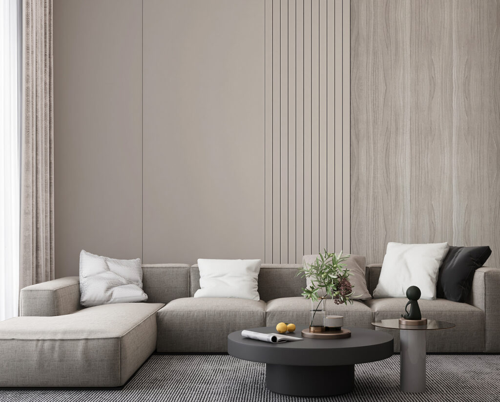 Rustige banen in taupe — interieur 3