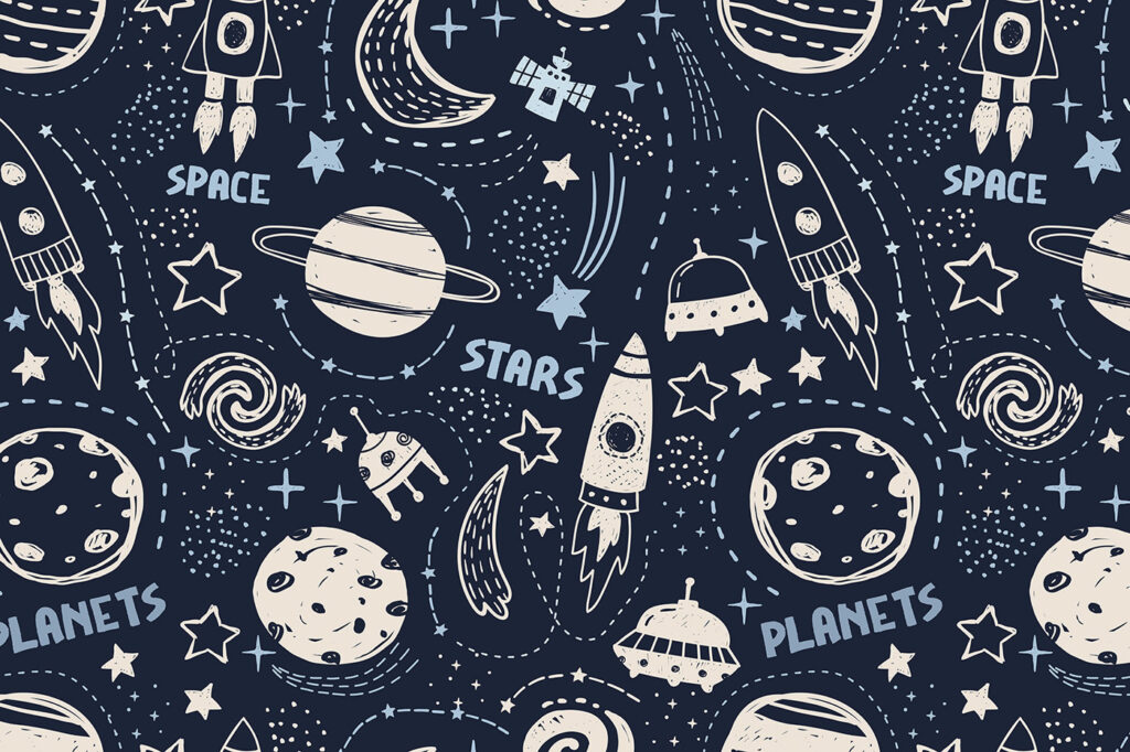 Raketjes tussen planetenkrabbels — volledig ontwerp