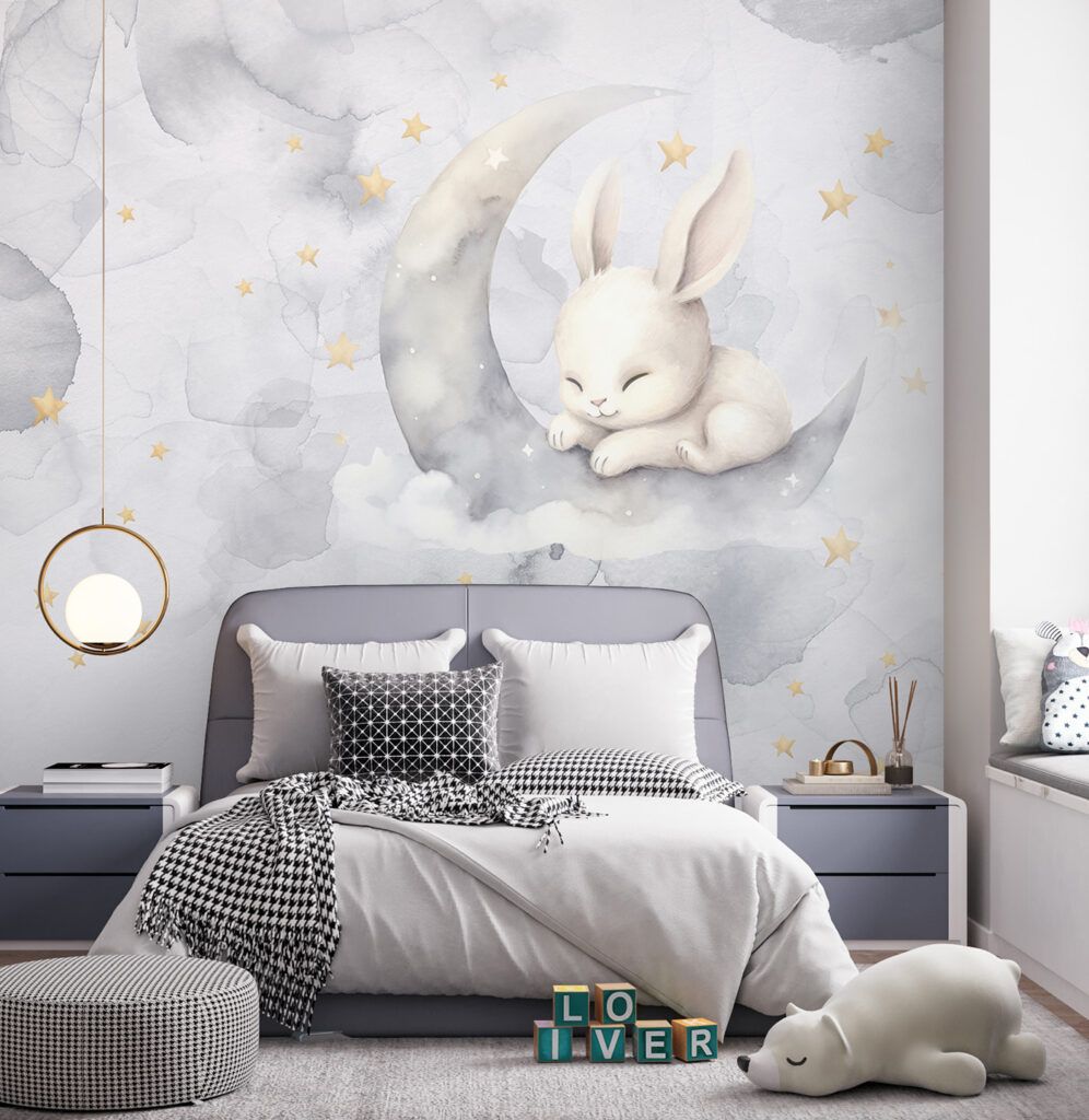 Een konijn op de maan — interieur 1