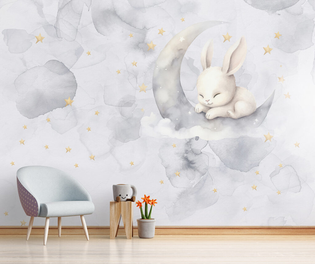 Een konijn op de maan — interieur 2