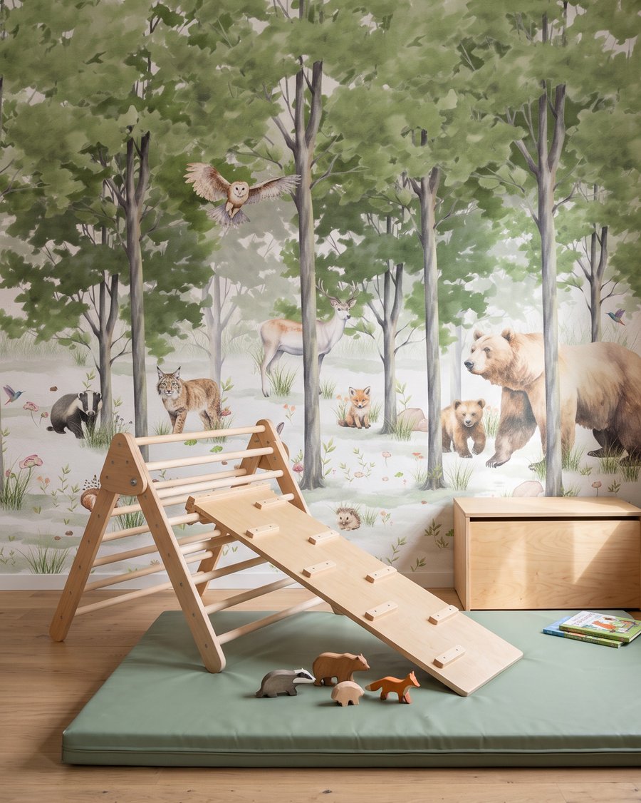 Bosdieren op open plek — interieur 3