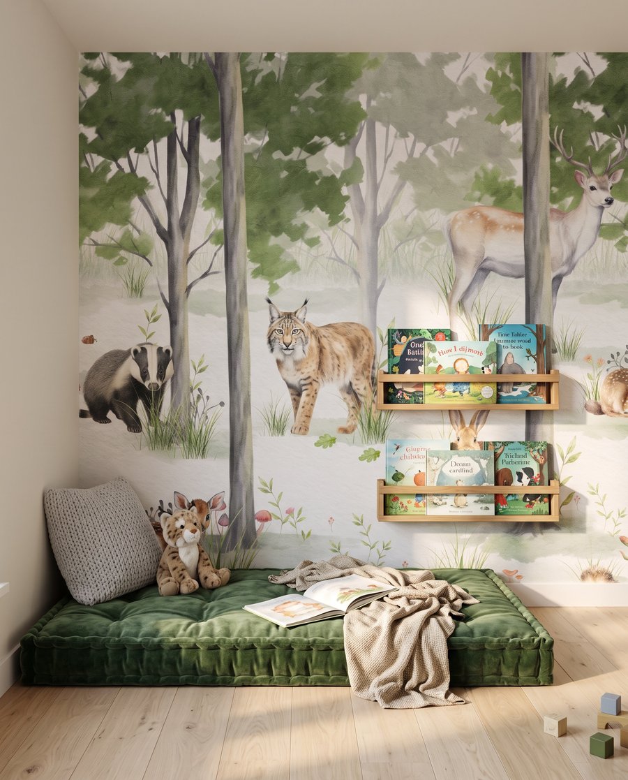 Bosdieren op open plek — interieur 6