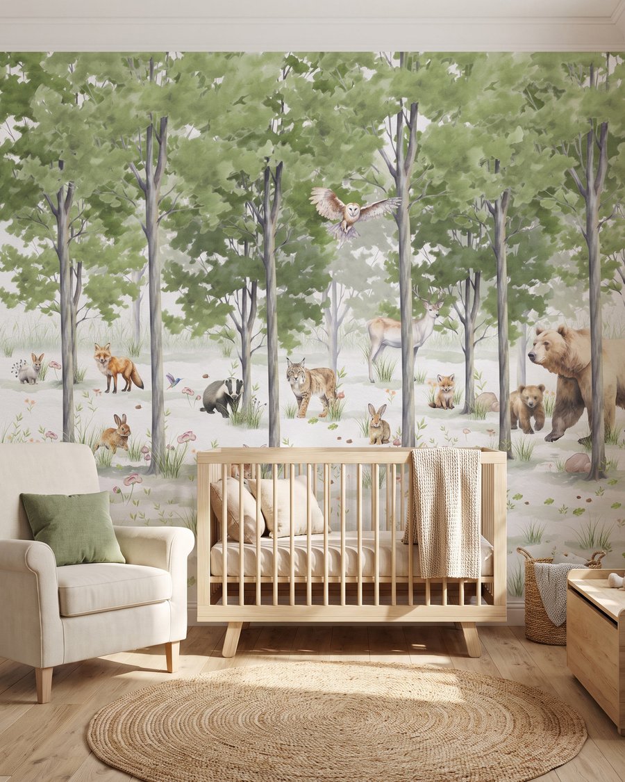 Bosdieren op open plek — interieur 7