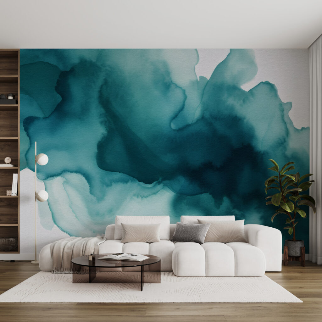 Petrolkleurige inktwolken — interieur 1