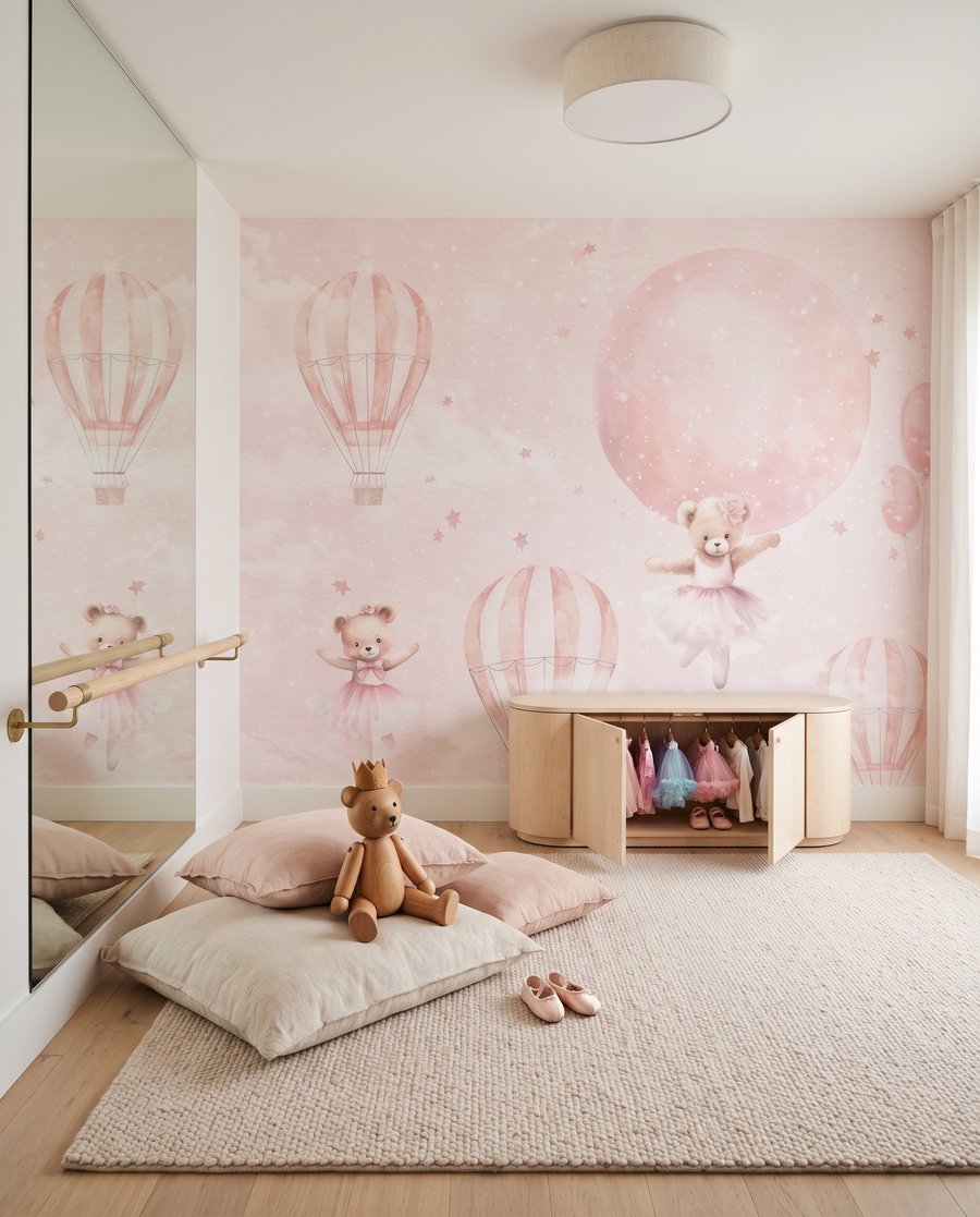 Roze ballonnetjes met beertjes — interieur 3