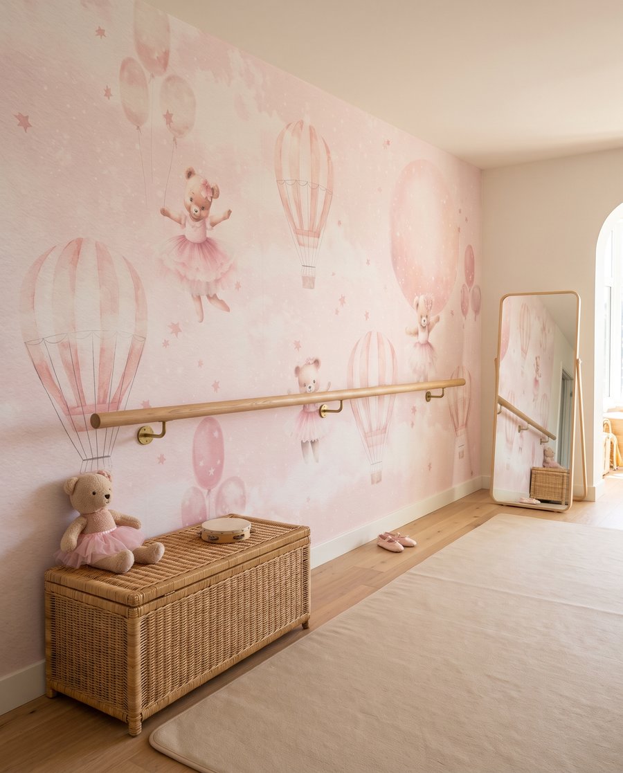 Roze ballonnetjes met beertjes — interieur 6