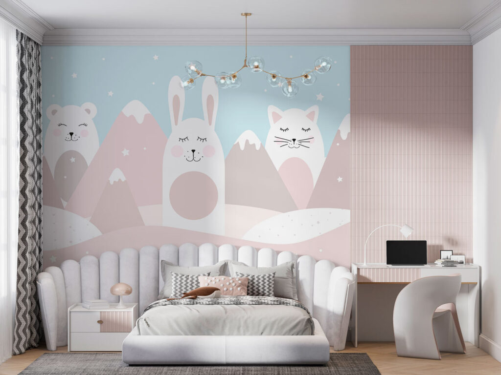 Wintervriendjes tussen roze bergen — interieur 2