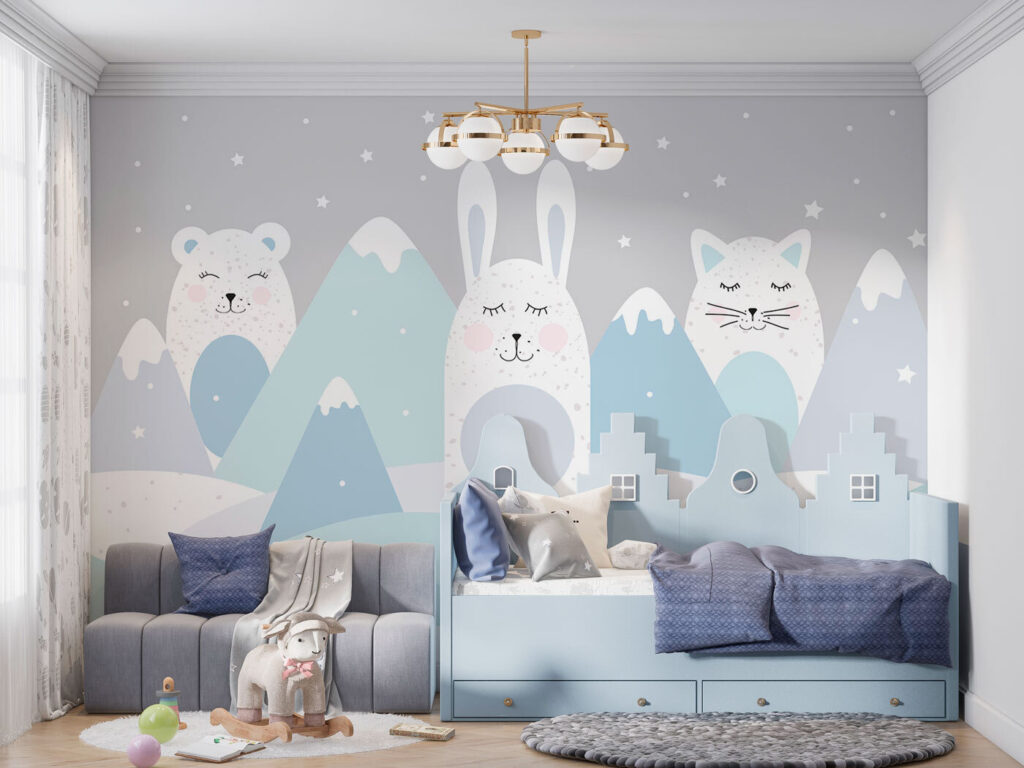 Dierenvriendjes in sneeuwbergen — interieur 2