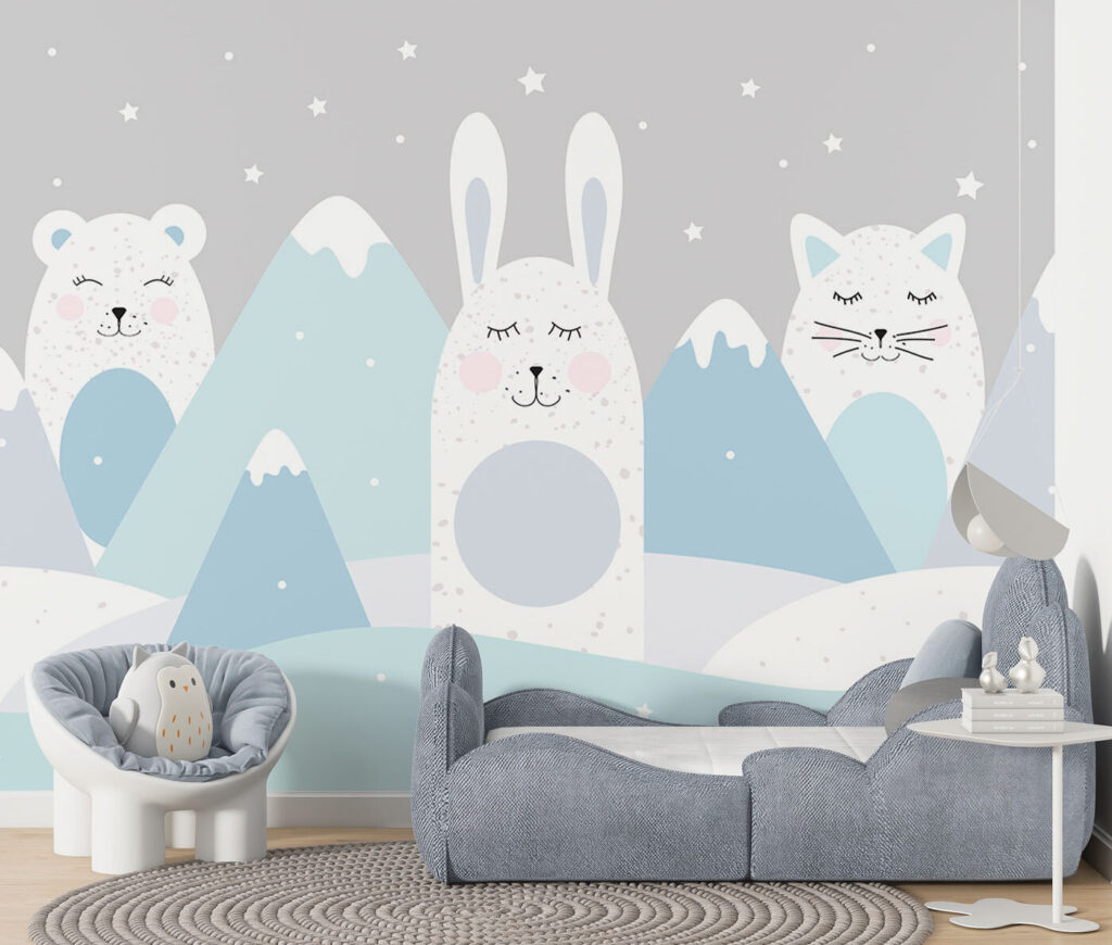 Dierenvriendjes in sneeuwbergen — interieur 3