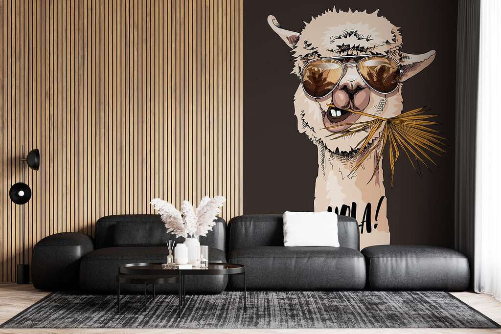 Lama met een zonnebril — interieur 4