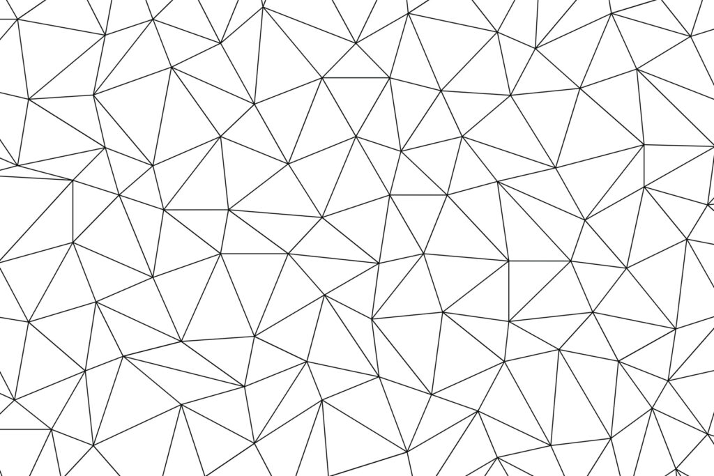 Een zwart-wit patroon — volledig ontwerp