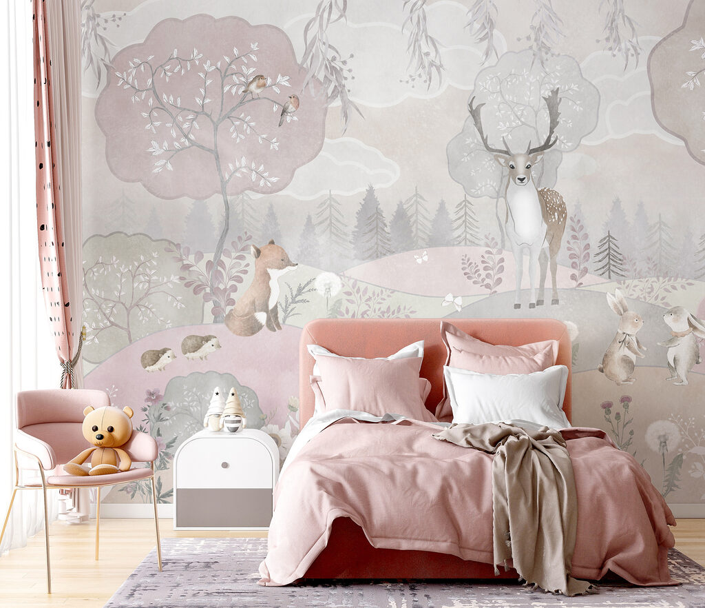 Dieren in roze heuvels — interieur 2