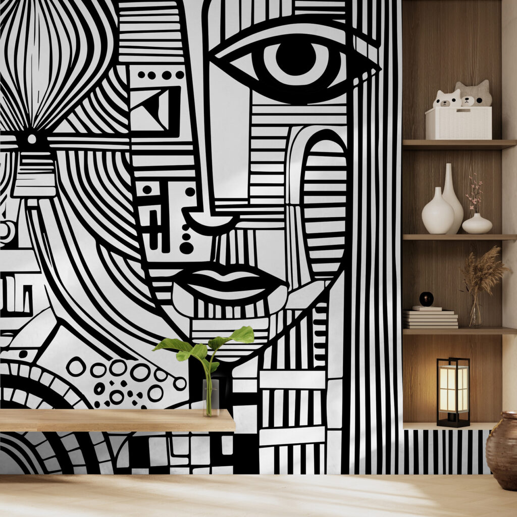 Gezichten in zwarte ritmes — interieur 2