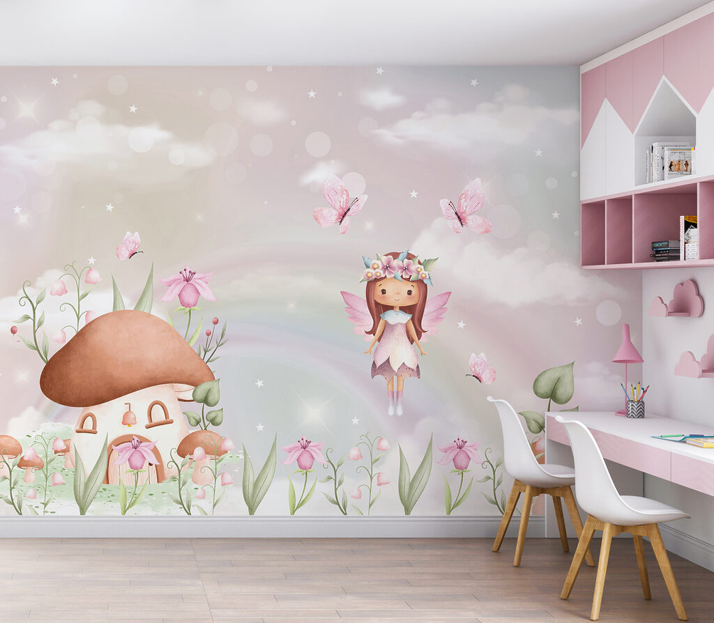 Elfje bij een paddenstoelenhuis — interieur 2