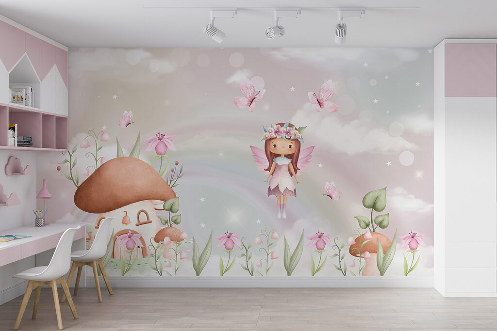 Elfje bij een paddenstoelenhuis — interieur 4