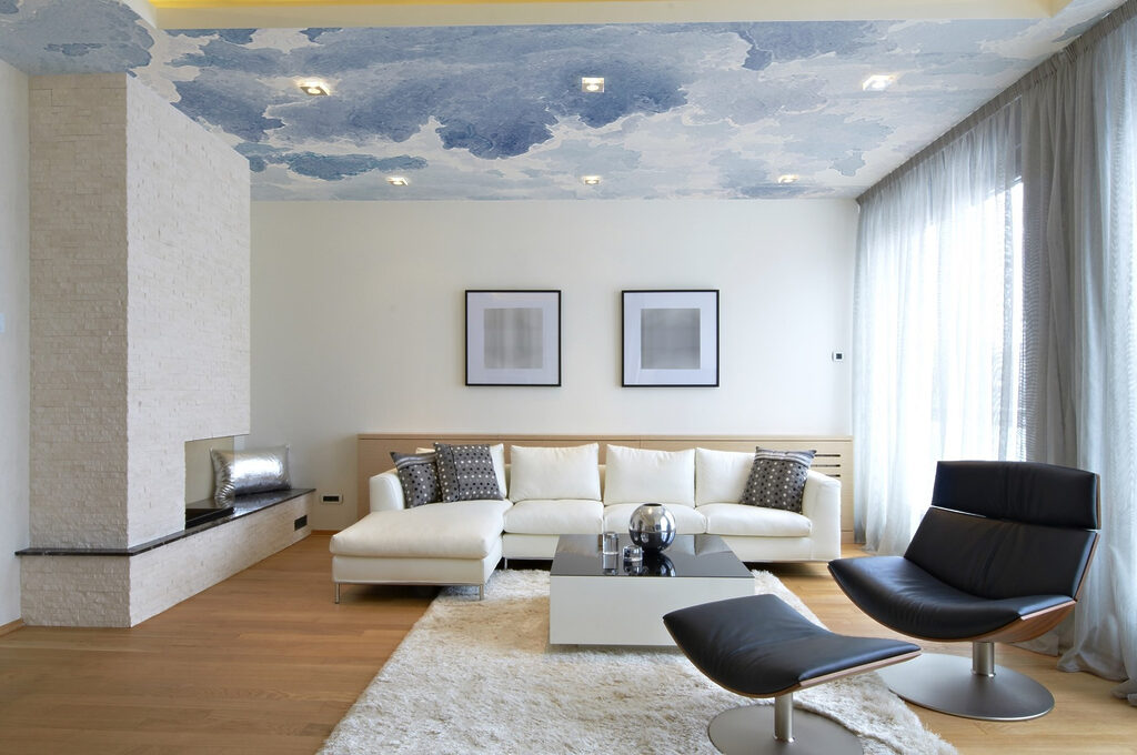 Wolken in getekende verflagen — interieur 3